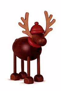 Bjoern Koehler Kunsthandwerk - Reindeer 'Rudolf' Standing